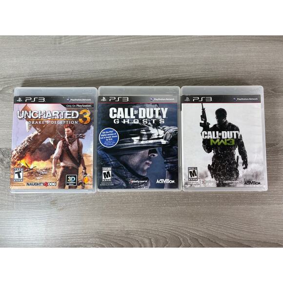 Lot of 3 Sony PlayStation 3 Games – Games and Books- EUC - Picture 1 of 3